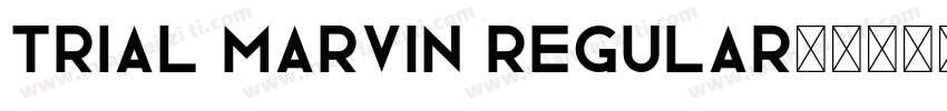 TRIAL Marvin Regular字体转换